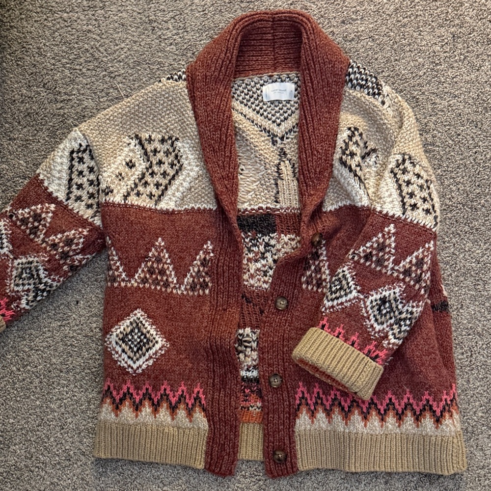 Lucky Brand Multicolor Patterned Cardigan - Picture 4 of 6